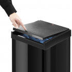 Hailo poubelle big-box touch taille xl 52 l noir 0860-701
