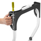 Hailo escabeau safety plus 110 cm acier 4342-001