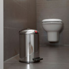 Hailo poubelle à pédale design taille s 4 l acier inoxydable 0704-560
