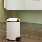 Hailo poubelle à pédale design taille s 4 l blanc 0704-080
