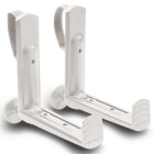 Supports pour jardinière de balcon blanc 19030