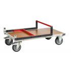 Chariot flat-pack dossier repliable 1000 x 600 mm plateau médium roues TPE 400 kg