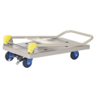 Chariot dossier repliable Prestar® avec frein plateau polypropylène 150 kg - 805007170