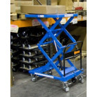 Table élévatrice manuelle Bishamon® double ciseaux, 300 kg