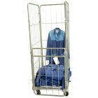 Roll acier zingué 3 ridelles + demi panneau avant rabattable 660 x 760 mm 400 kg - 885006618