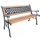 Banc de jardin 126 cm bois