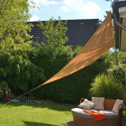 Voile de parasol triangulaire 3,6 x 3,6 x 3,6 m Beige