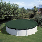 Couverture de piscine d'hiver Ronde 300 cm PVC Vert