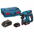 Perforateur burineur sans fil GBH 18 V-EC BOSCH (2 batteries 4,0 Ah + chargeur + coffret L-Boxx 136)
