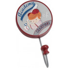 Patère en mdf déco baseball enfant 10x18x5cm