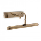 Applique led picture avec variateur, laiton antique, 28 cm