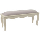 Banquette bois et assise lin beauvoir