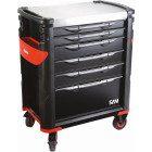 Servante grand volume 6 tiroirs SAM OUTILLAGE plateau inox - 416