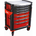 Servante grand volume 7 tiroirs SAM OUTILLAGE plateau inox - 417