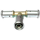 Té réduit laiton multicouche à sertir th ou be ø20x2.0-16x2.0-20x2.0