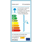 Suspension circulaire tissu et perles