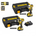 Kit DCK259P2T perceuse visseuse percussion + visseuse chocs + 2x5,0Ah + chargeur + 2 x TSTAK II DeWalt
