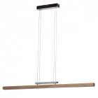 Suspension chromée techno 4 ampoules 138 cm