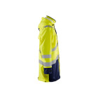 Manteau de pluie haute-visibilité niveau 2 Jaune-Fluo/Marine 43062003 - Taille au choix