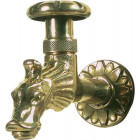 Robinet animal en laiton rosace