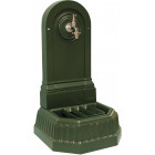 Fontaine murale de jardin citadine vert anglais