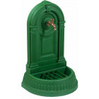 Fontaine murale de jardin empire vert anglais