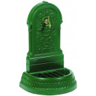 Fontaine murale de jardin floraison vert anglais