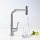 Talis select s 300 mitigeur cuisine avec douchette extractible chromé