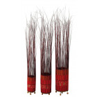 Lampe en bambou (lot de 3)