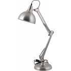 Lampe à poser en acier brossé