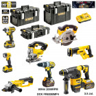 Kit 8 outils électroportatifs DCK-FR833BMP 54V/18V DeWALT (2x5,0Ah 18V + 2x6,0Ah 54V/18V + chargeur + 3 coffrets)
