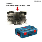 Coffret de transport L-Boxx 136 Bosch avec calage GOP 18 V-28