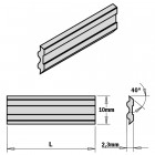 JEU DE 2 COUTEAUX DE RABOTAGE POUR SYSTEMES TERSA" 400X10X2,3 HP" 795.400.10