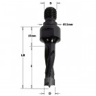 Hm-m. sans frasoir d=10x30 z=2 s=m10 dr. 338.100.11