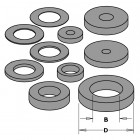 Bague de distance d=5,2/15,8x2,5 pour vis m5 541.551.00