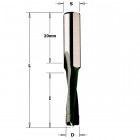 Mèche à tourillonner  hm  d=16x30x58 s=8x20    dr 312.160.11