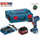 Perceuse visseuse GSR18 V-60C + 1x4,0Ah chargeur + L-Boxx 136 + module bluetooth GCY30-4 Bosch