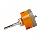 SCIE CLOCHE POUR MARBRE/GRANIT/CÉRAMIQUE DP H=35 D=35 DR 552-035 *MECHE DE ELARGESSIMENT NON COMPRISE*