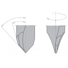 Mèche pour perçage passant hw s=10x26 d=6x35x70   ga 314.060.42
