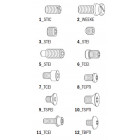 Vis stei m6x16  uni-5925  pour articles 694 990.066.00
