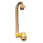 Crosse de sortie de compteur pour PE avec patte de fixation - Ecrou 6/20 - PE 40 avec joint