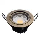 Plafonnier noir techno 1 ampoule 6 cm