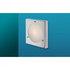 Applique nova, chrome et verre opale