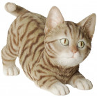 Chaton bondissant en résine 19 cm