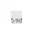 Plafonnier blanc tecto 1 ampoule h12 cm
