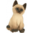 Chaton assis en résine 22 cm