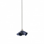 Suspension cuir bleu helga