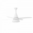 Ventilateur de plafond avec lumière blanc wind 2 ampoules
