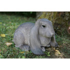 Lapin bélier en résine 33 cm