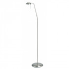 Lampadaire hackney, chrome satiné
